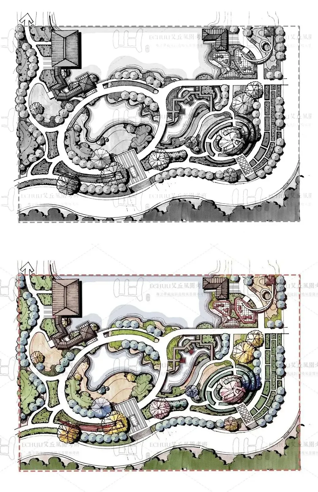 真题“丘”解 | 华农2023年风景园林快题真题解析 第3张 真题“丘”解 | 华农2023年风景园林快题真题解析 第3张