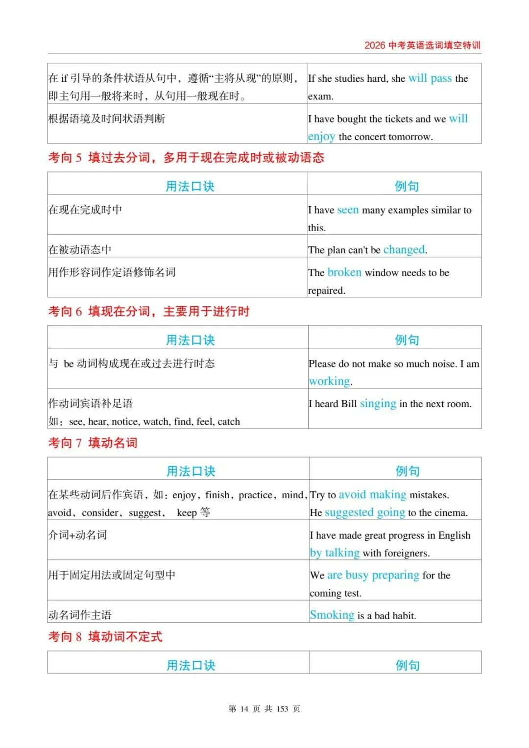 中考英语选词填空封神攻略,刷完这本直接拿满分! 第18张