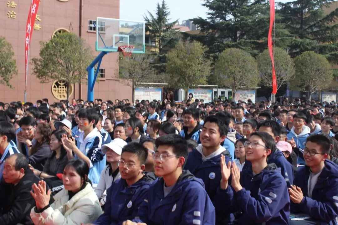 誓师名场面!虢初学子主打一个“中考必胜” 第6张