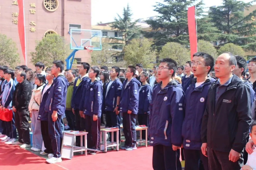 誓师名场面!虢初学子主打一个“中考必胜” 第7张