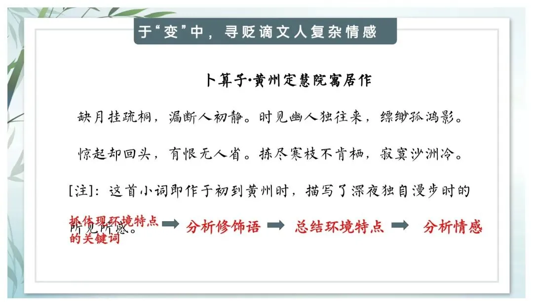 中考专题“贬谪类诗词”我带学生这样复习效果超好-第9张图片-四季读书网