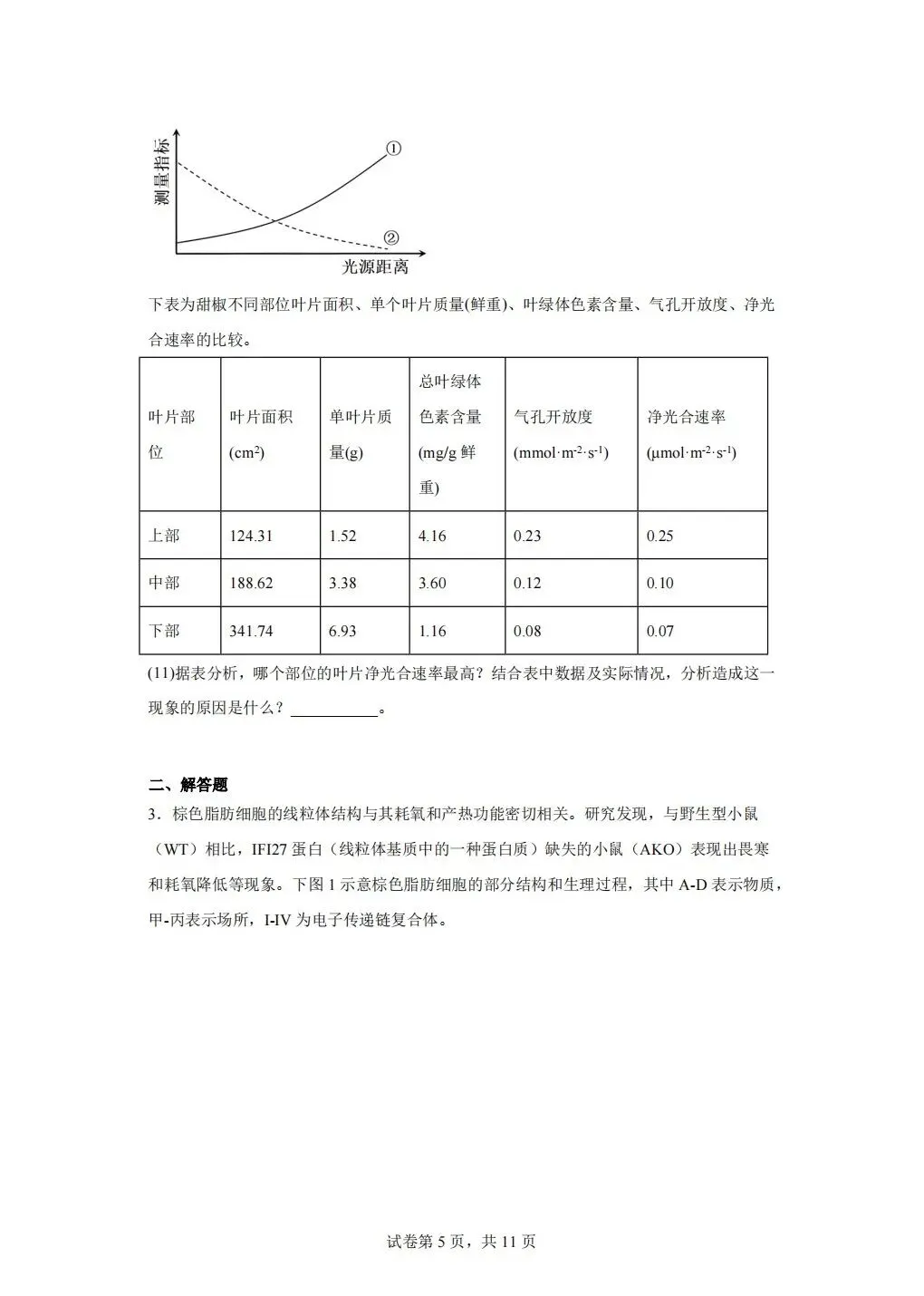 《试卷分享》高二合格考-第5张图片-四季读书网