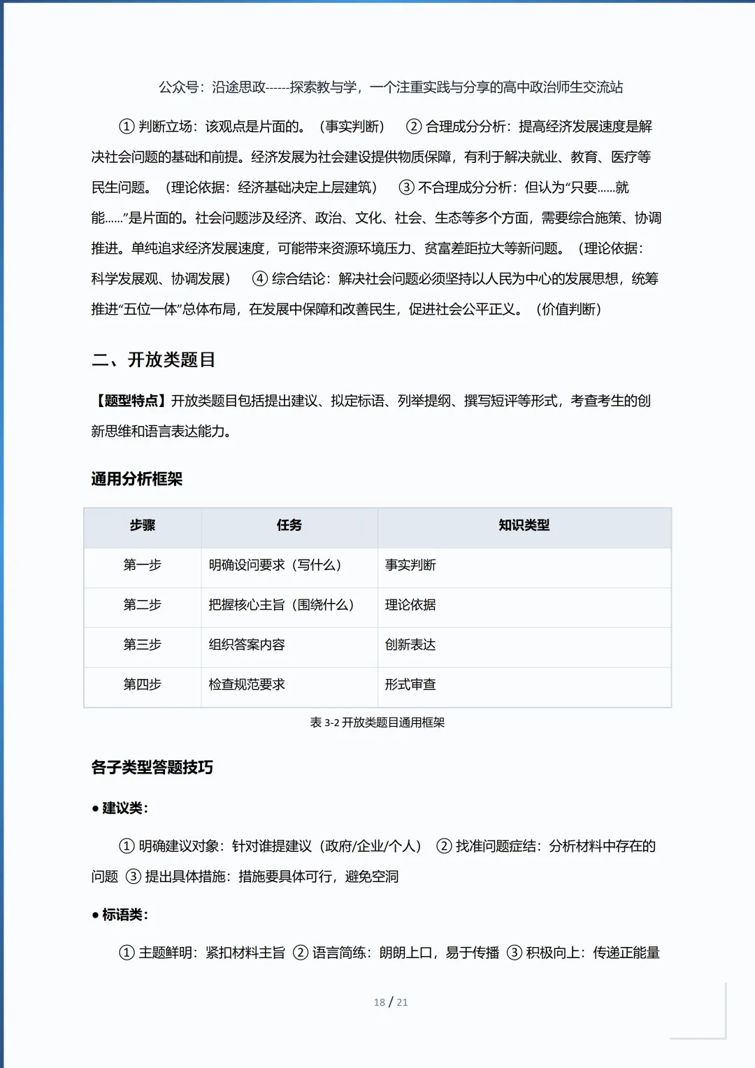 收藏:高中政治7册“高考真题逻辑链”主观题答题模板,让思路更清晰 第19张