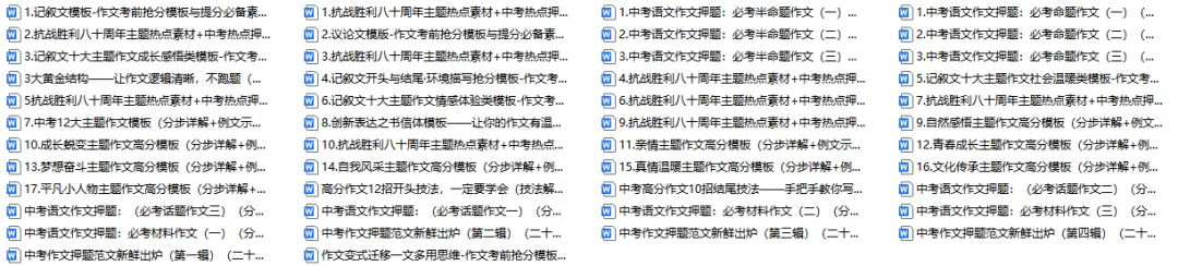 2026年中考语文作文“万能高分模板”,附必备素材范文,打印出来给孩子背熟了,写作“下笔如有神”! 第2张
