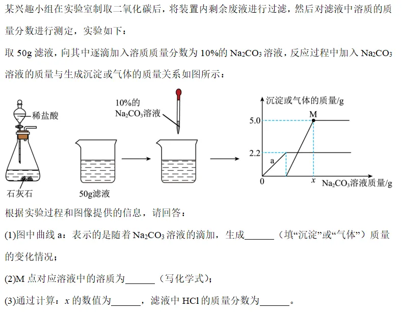 2026中考化学压轴题系列(二):化学计算综合题 第2张 2026中考化学压轴题系列(二):化学计算综合题 第2张