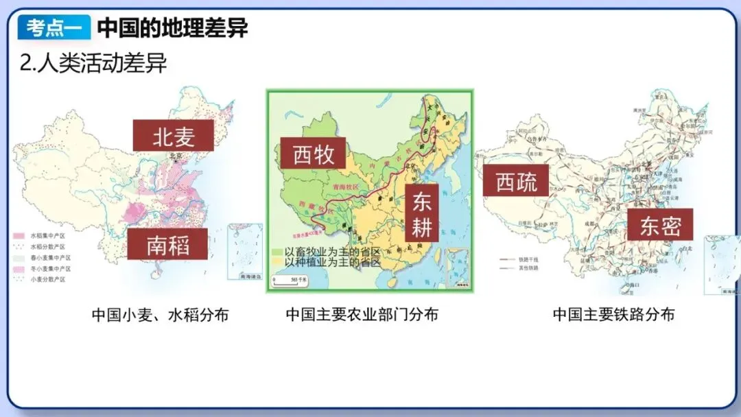 2026年中考地理复习专题十五:中国的地理差异(课件+教学设计+导学案+课后习题) 第10张