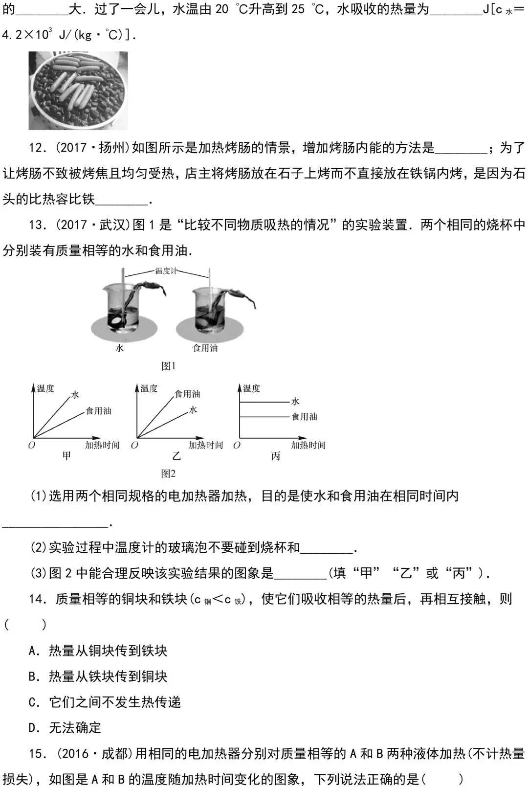 中考物理知识点梳理+考点精练+重难点突破 第49张