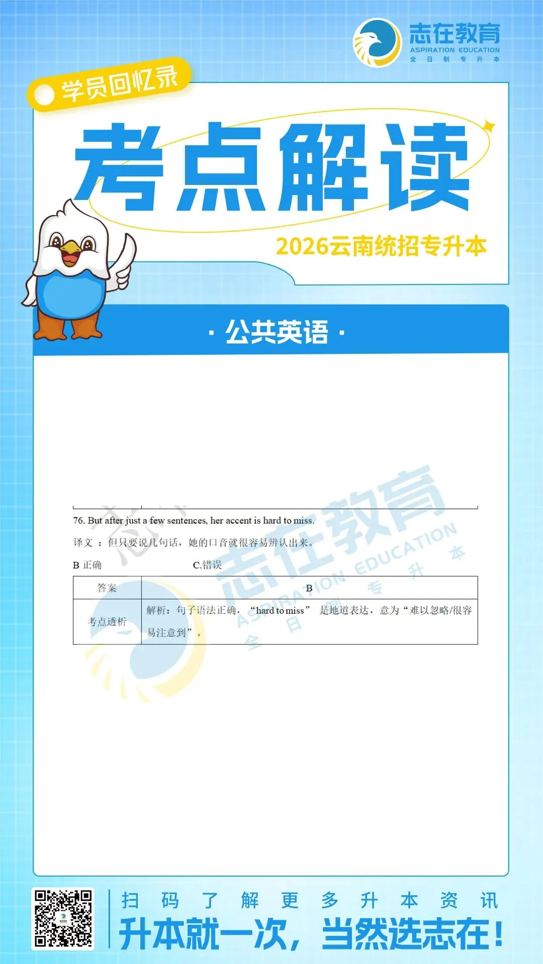 【考点解读】2026年云南专升本真题考点解读 第4张