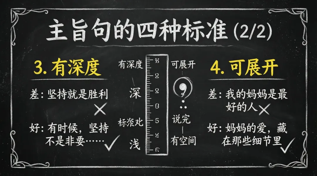 会讲课的PPT:中考作文立骨速成——第2讲:一句话定中心 第10张