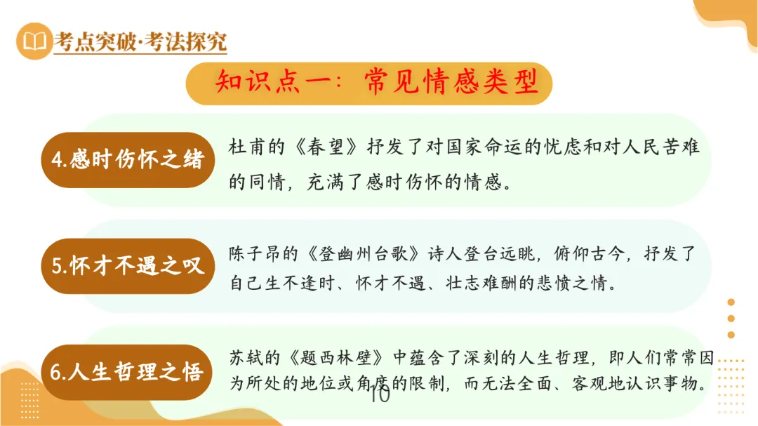 中考古诗鉴赏:情感主旨-第9张图片-四季读书网
