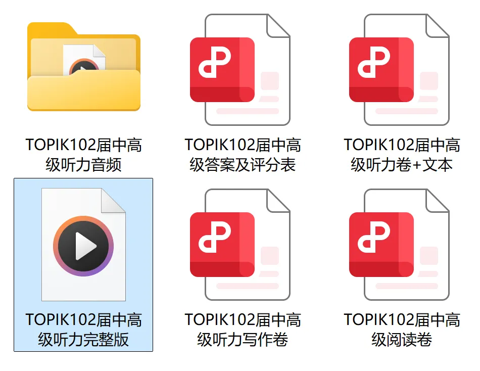 TOPIK官方又公布新真题了 第5张 TOPIK官方又公布新真题了 第5张