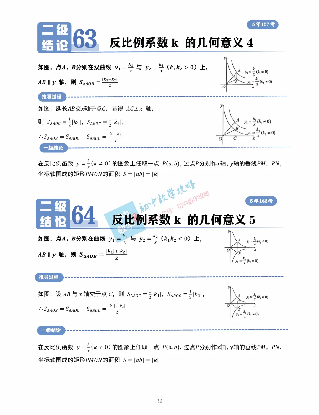 中考数学常用二级结论汇编,掌握后解题快又准! 第34张