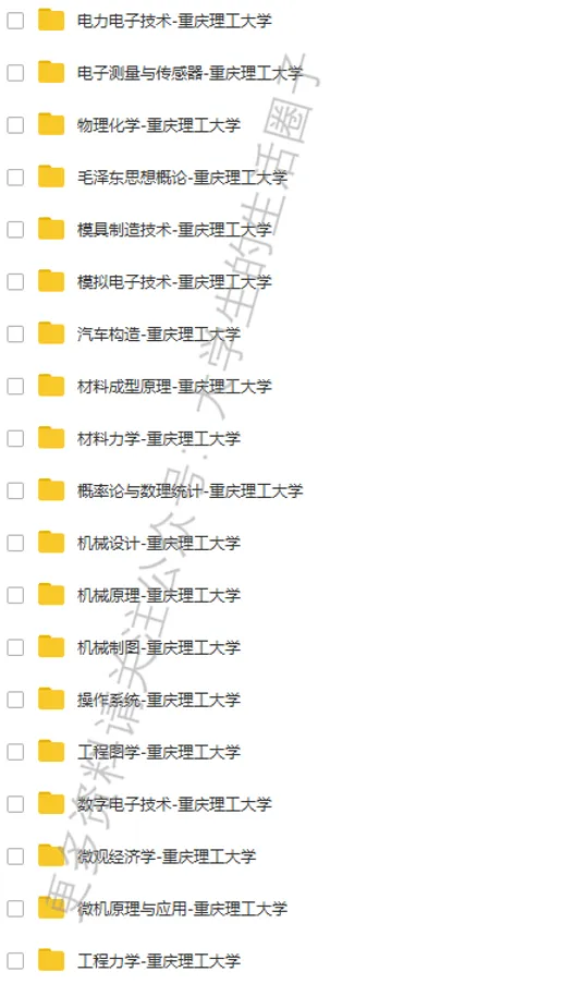 重庆理工大学期末考试多科目历年试卷真题免费领取,重理工同学的专属福利来了!-第7张图片-四季读书网