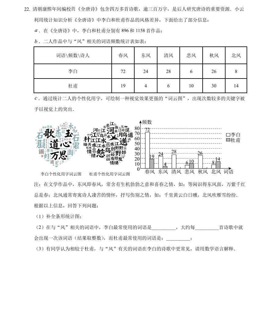 上海九年级3月月考真题卷,附详细解析,可打印! 第7张