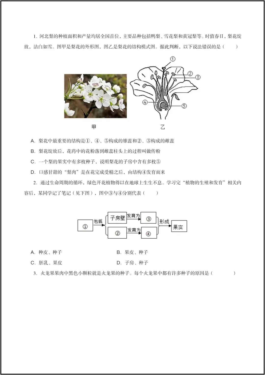生地会考|2026春(生物会考)会考试卷+历年真题卷+二轮复习专项练习,电子版可打印! 第11张