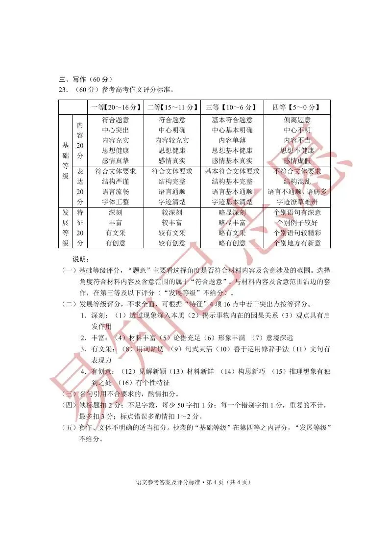 26届最后一次大考:昆明市二模试卷及答案出炉,看看孩子考多少分?-第16张图片-四季读书网