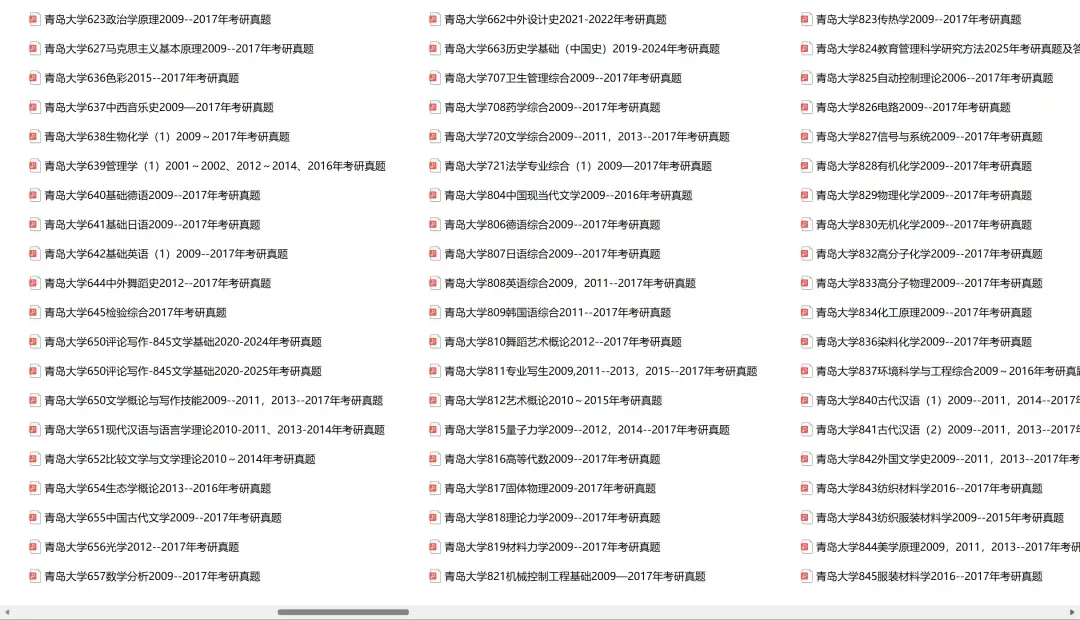 青岛大学考研专业课历年真题汇总(含2026真题)-第3张图片-四季读书网 青岛大学考研专业课历年真题汇总(含2026真题)-第3张图片-四季读书网