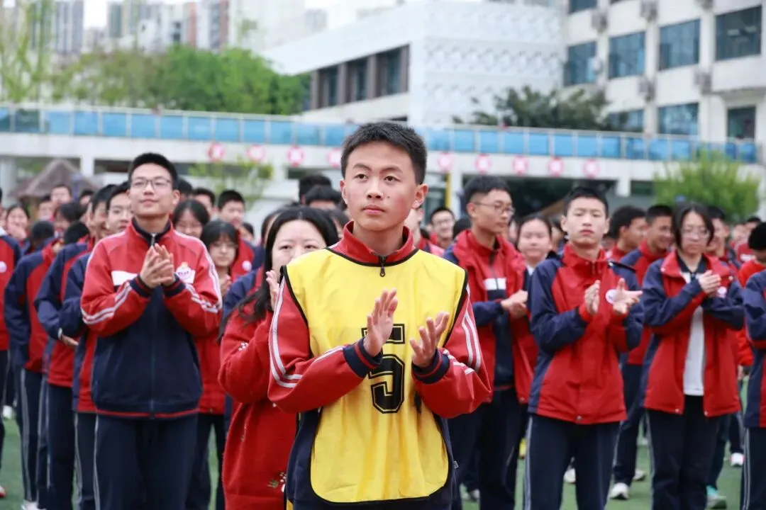 挑战自我•再创辉煌|2023级中考体考出征仪式-第9张图片-四季读书网