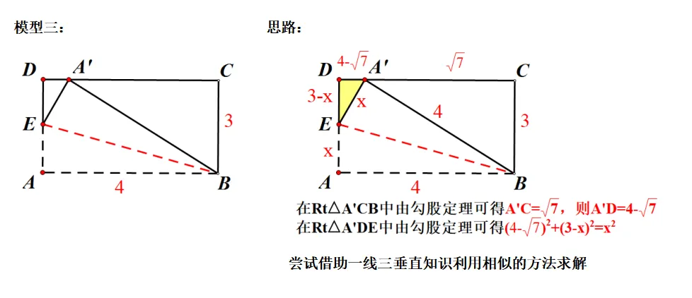 中考提升专题:矩形常考折叠模型 第3张