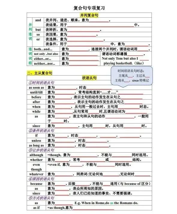 【免费分享】中考英语语法16大专项复习,知识背诵默写配真题练,学完考场指哪打哪! 第4张