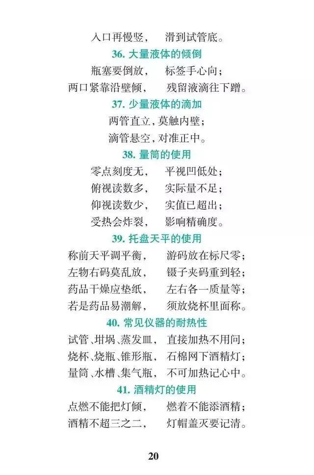 速收藏!初中化学必背21张表,快速掌握中考化学全部知识点! 第22张 速收藏!初中化学必背21张表,快速掌握中考化学全部知识点! 第22张