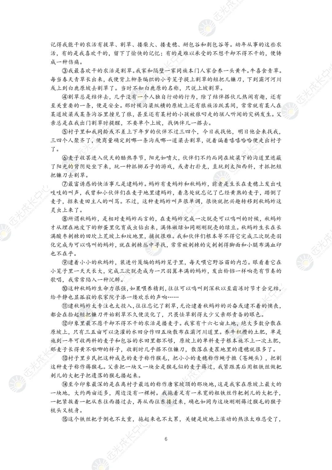 【2025-2026.语文】深高级一模真题解析-第6张图片-四季读书网