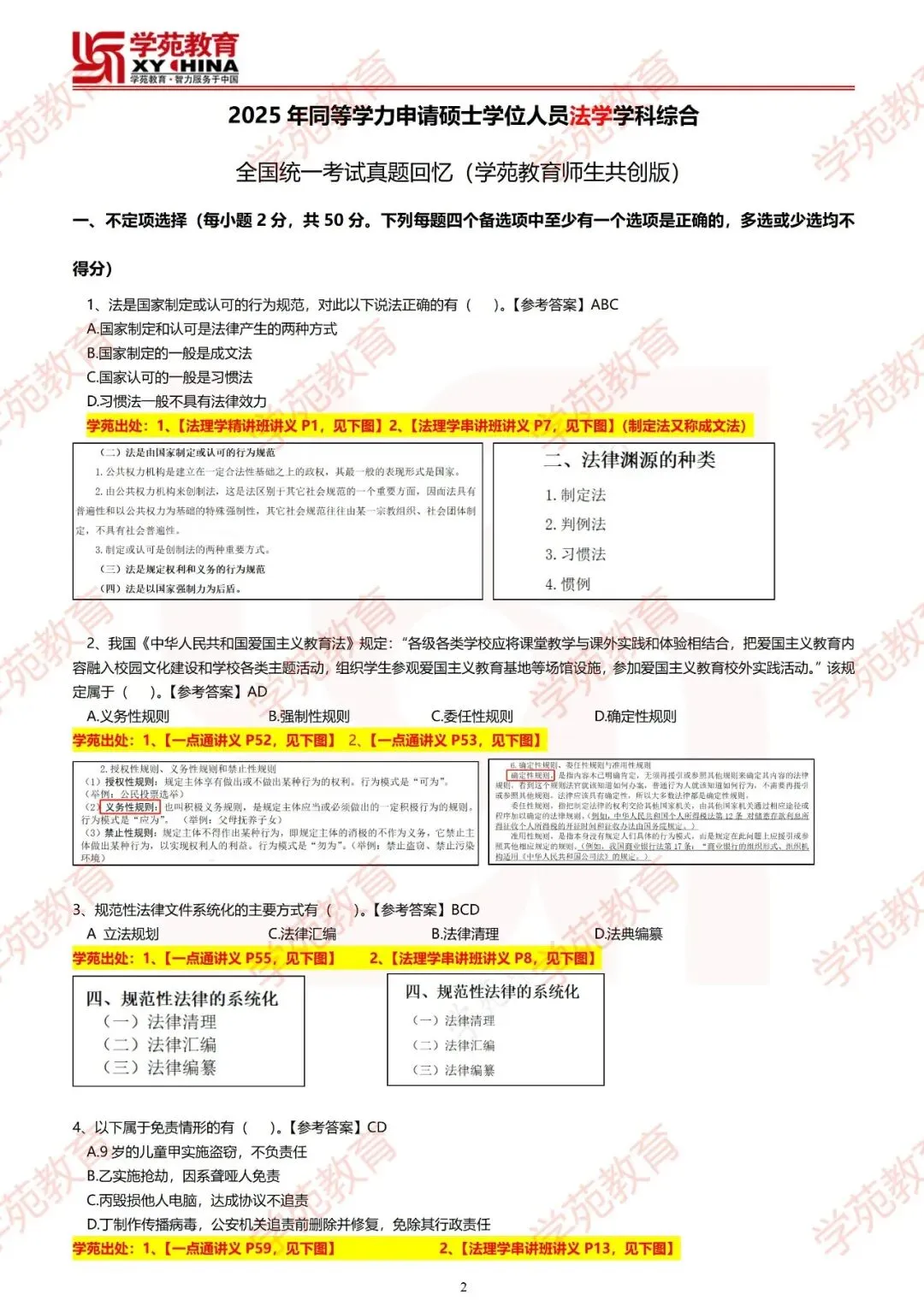 2025年同等学力申硕【法学】真题重合率高达95% 第4张 2025年同等学力申硕【法学】真题重合率高达95% 第4张