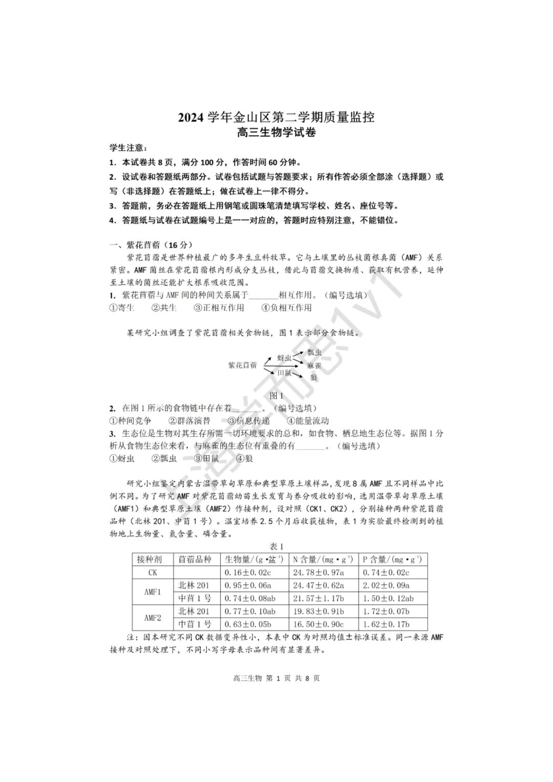 二模冲刺 | 上海16区最新二模真题免费领取! 第7张