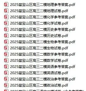 二模冲刺 | 上海16区最新二模真题免费领取! 第12张