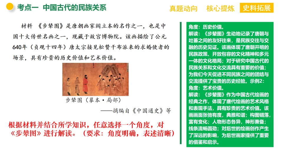 【中考复习】|专题05:中国的古代近现代的民族关系-第20张图片-四季读书网