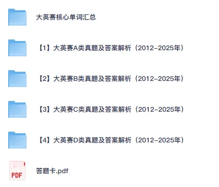 【大英赛真题】2025年全国大学生英语竞赛(NECCS)A/B/C/D类及参考答案初赛决赛-第2张图片-四季读书网