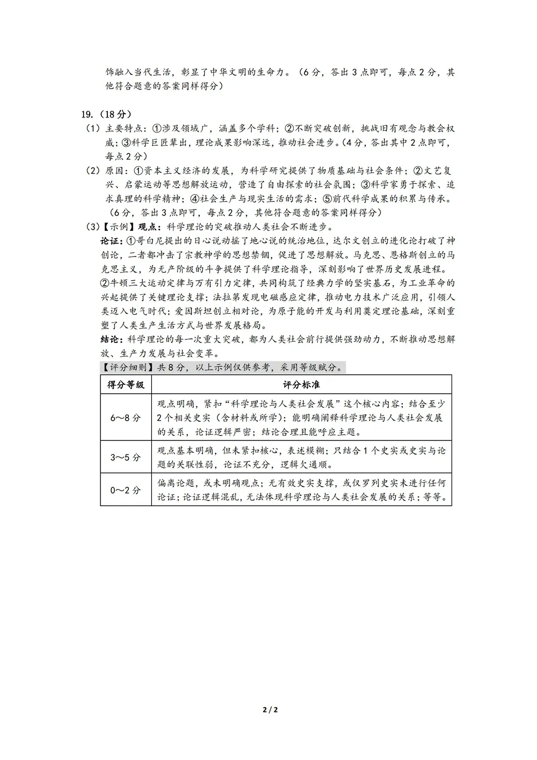 2026龙岗区一模真题出炉!数学、道法、历史部分试卷含答案解析!-第18张图片-四季读书网