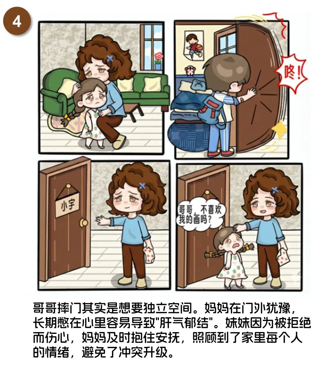 漫画《中医守童心》①丨65分数学试卷引发的早餐风波 第14张 漫画《中医守童心》①丨65分数学试卷引发的早餐风波 第14张