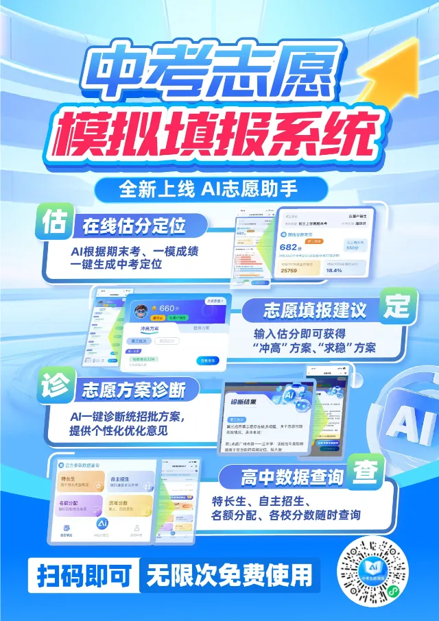 2026广州中考志愿怎么填?AI一键生成志愿方案建议! 第15张 2026广州中考志愿怎么填?AI一键生成志愿方案建议! 第15张