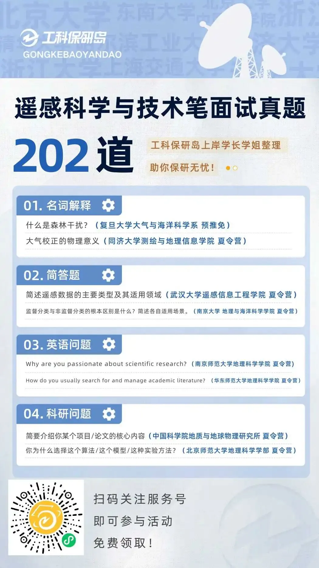 真题分享 | 遥感科学与技术笔面试真题202题! 第11张 真题分享 | 遥感科学与技术笔面试真题202题! 第11张