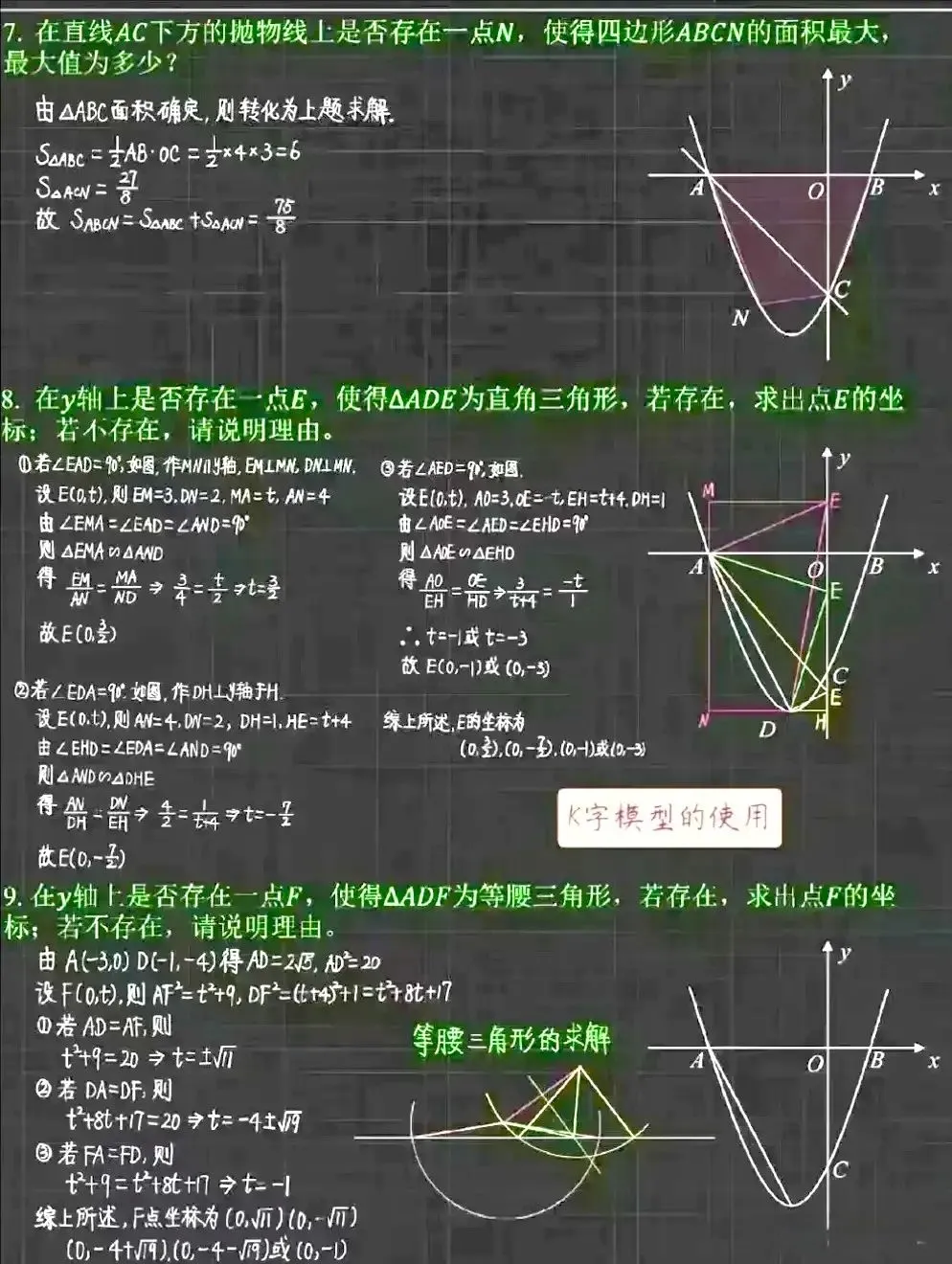 中考数学二次函数经典36题,考试压轴题常见! 第4张 中考数学二次函数经典36题,考试压轴题常见! 第4张