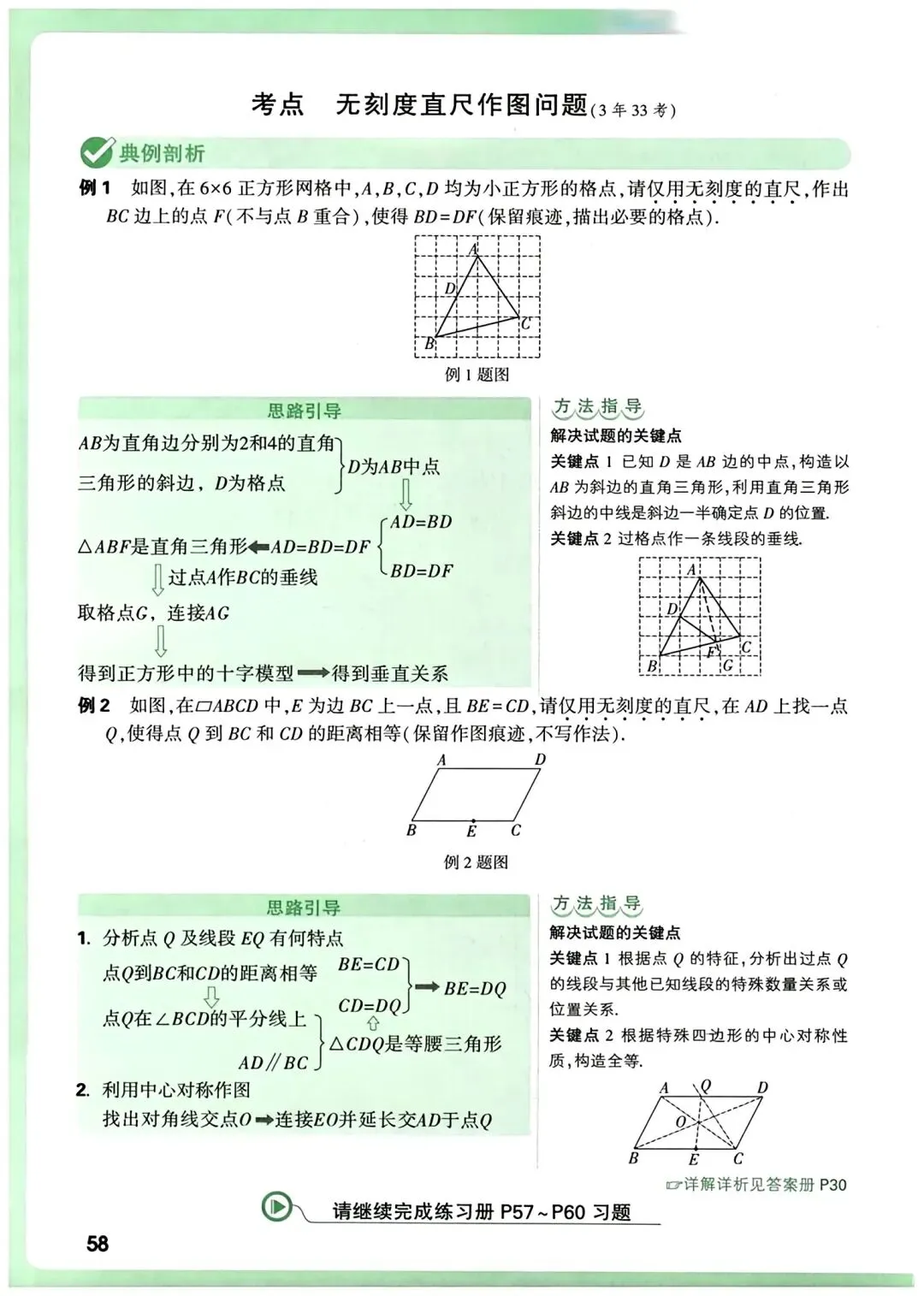 中考数学提分_几何压轴专题(格点作图)-第7张图片-四季读书网