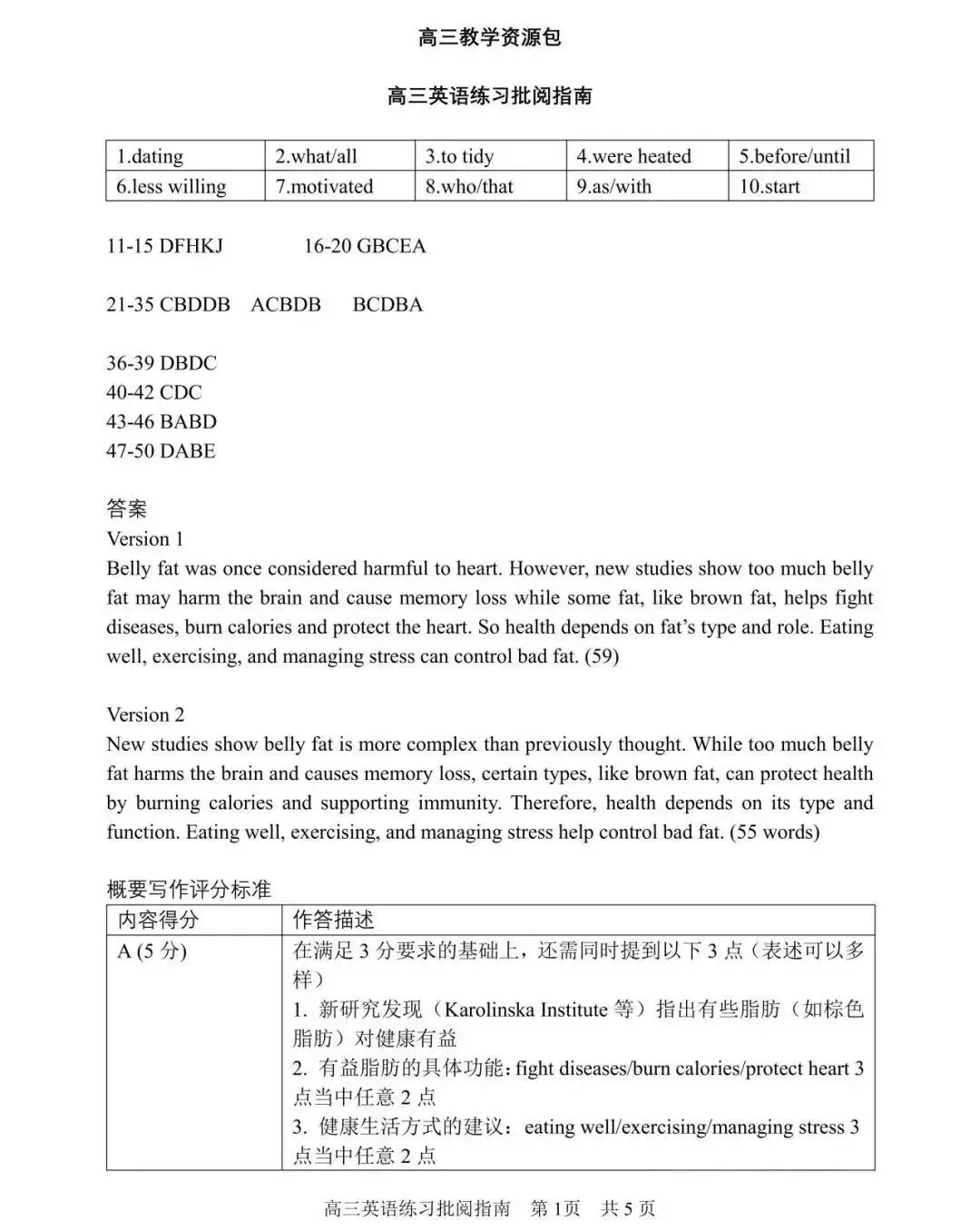 2026届最新6个区的高三二模试卷分享! 第108张