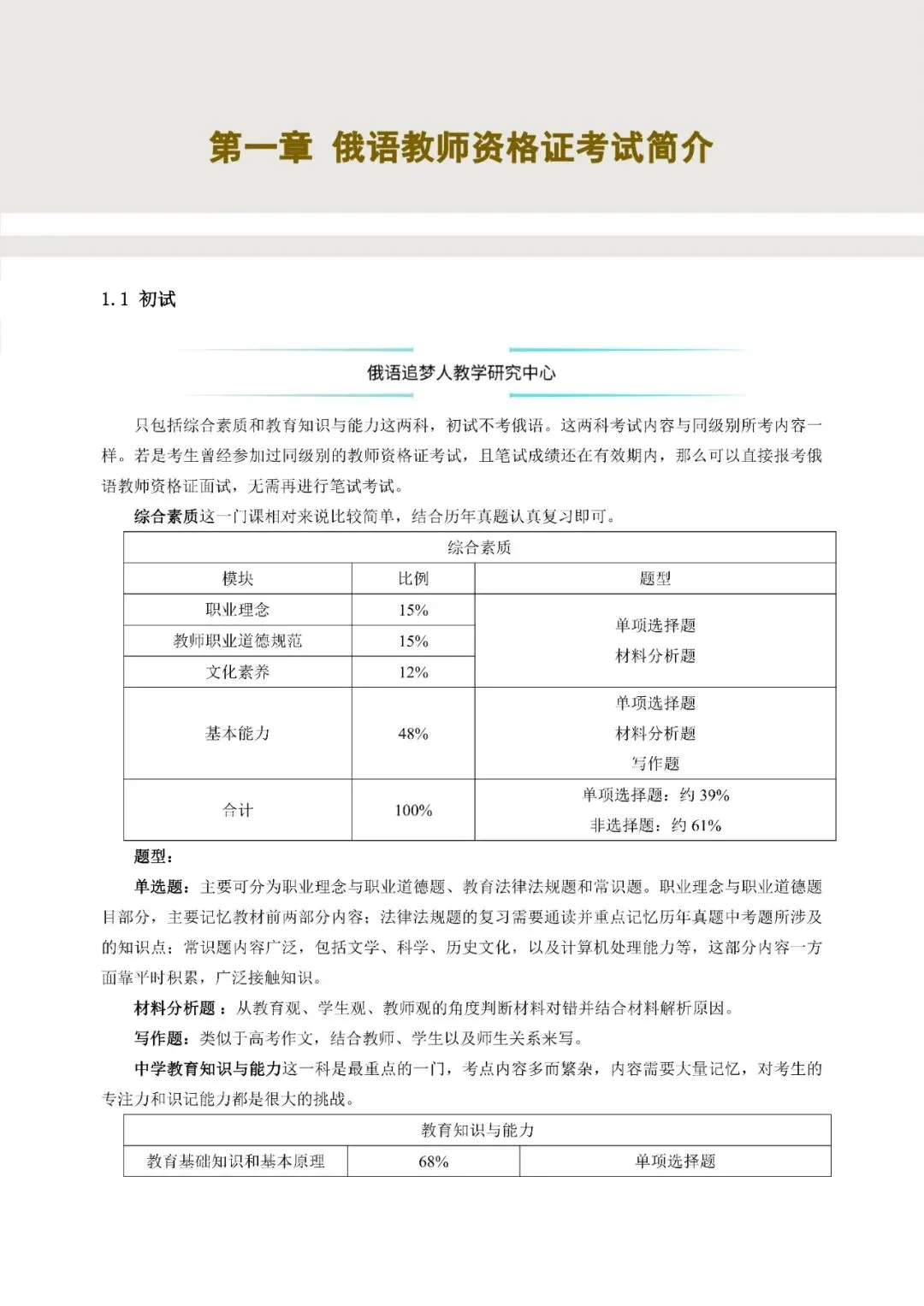 俄语教资|教资面试全程辅导+各省真题汇总,一书搞定-第14张图片-四季读书网