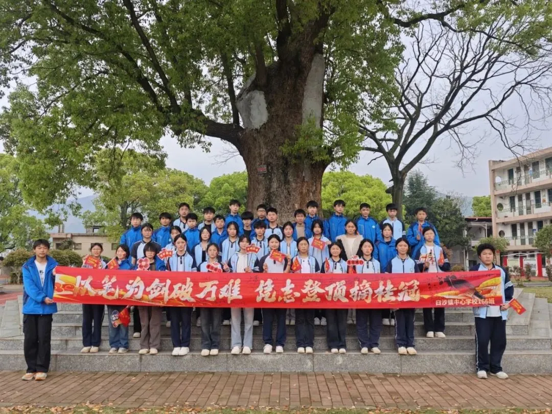 以青春之名,赴中考之约! 白沙镇中心学校中考誓师大会圆满举行 第36张