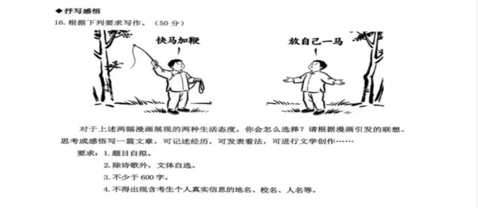第29期 |浙江中考3月模拟卷作文题目梳理-第3张图片-四季读书网 第29期 |浙江中考3月模拟卷作文题目梳理-第3张图片-四季读书网