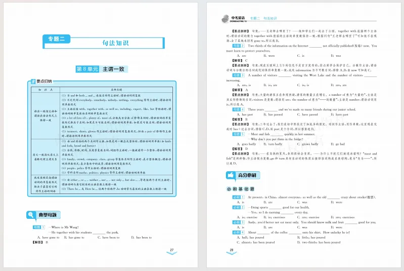 【中考英语】学霸必刷题·中考英语PDF电子版分享!-第5张图片-四季读书网
