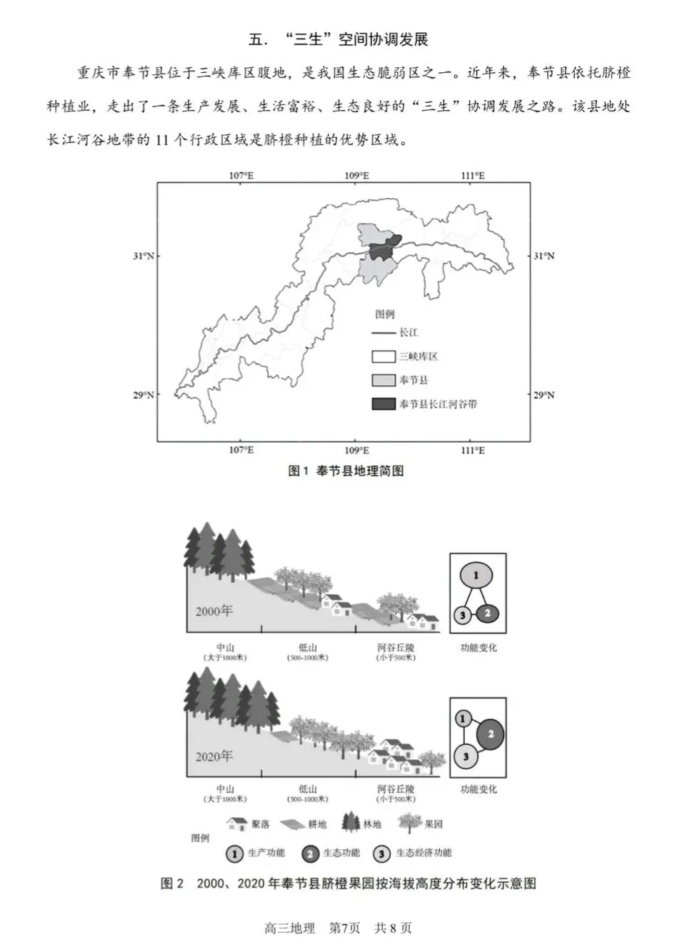 2026浦东地理二模试卷和答案 第7张 2026浦东地理二模试卷和答案 第7张