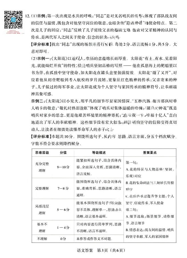 2026年山西中考模拟联考(一)B卷试题及答案!-第11张图片-四季读书网 2026年山西中考模拟联考(一)B卷试题及答案!-第11张图片-四季读书网