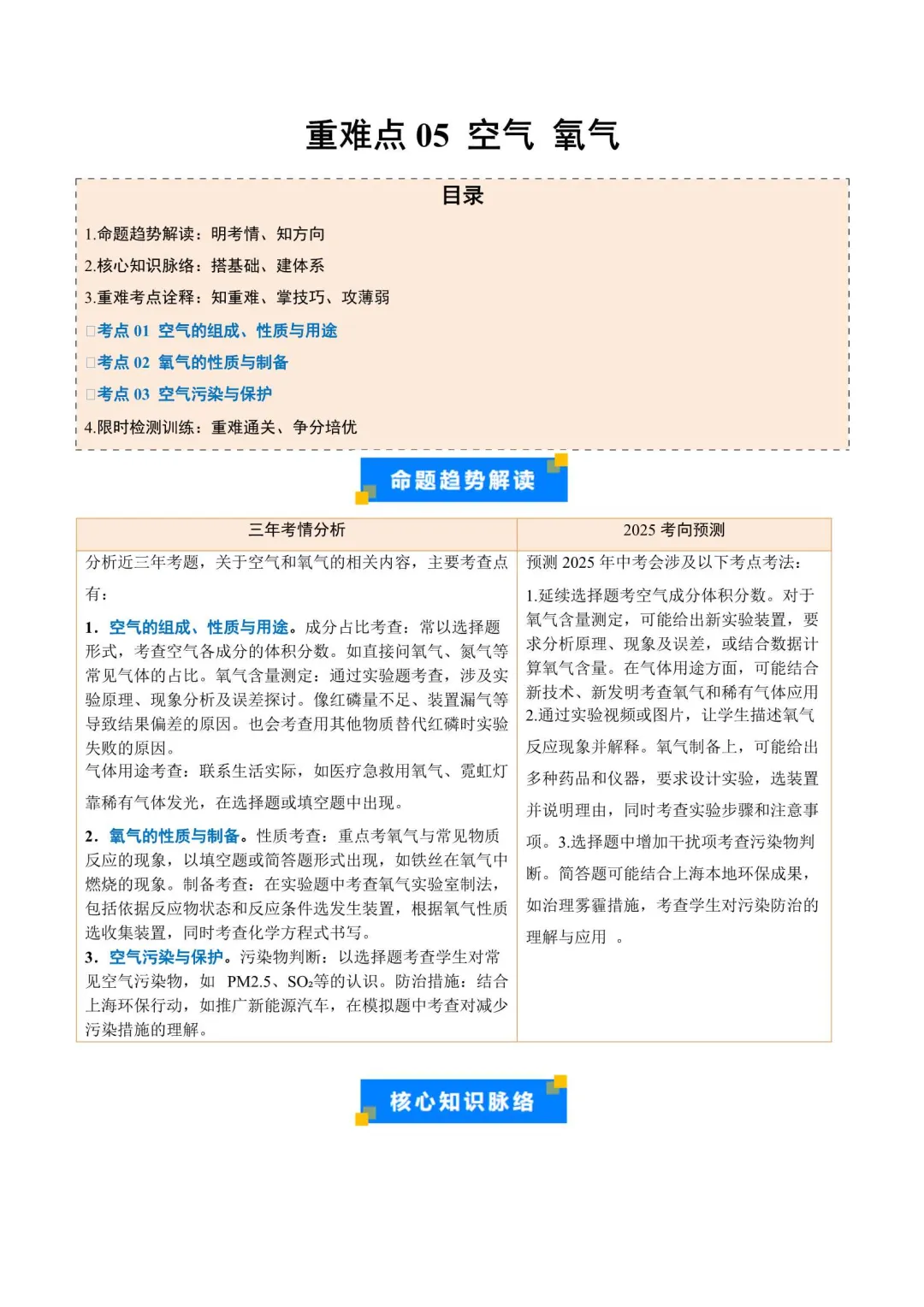 2026上海中考化学重难点练习(附解析)-第10张图片-四季读书网