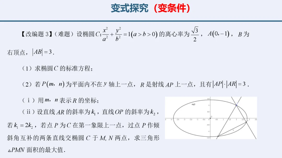 【高考真题说题】2025年新高考Ⅰ卷解析几何第18题说课-第29张图片-四季读书网