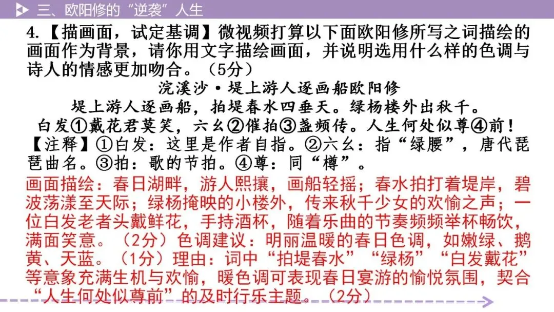【2026中考总复习】古诗文阅读4·欧阳修的“逆袭”人生-第13张图片-四季读书网