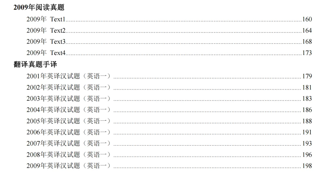 考研英语真题《手译本》(2001~2025年)英语一&英语二-第3张图片-四季读书网