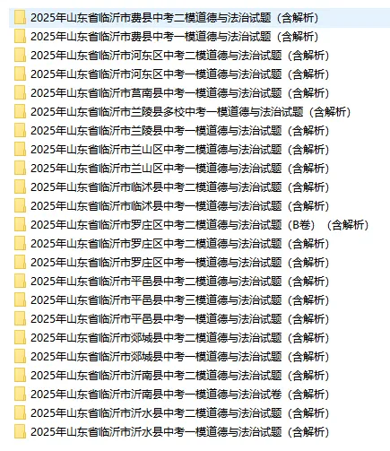2025年山东临沂政治中考一模二模试题(含解析) 第4张 2025年山东临沂政治中考一模二模试题(含解析) 第4张