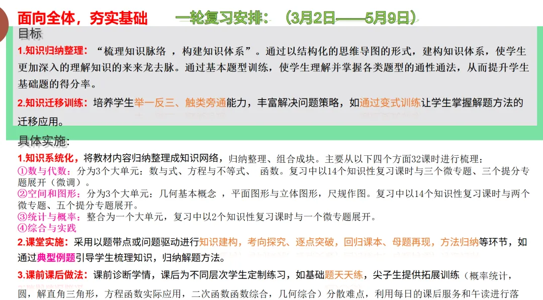 【知行党建】精析一模 优化备考|中考一轮复习策略优化调整研讨会 第4张 【知行党建】精析一模 优化备考|中考一轮复习策略优化调整研讨会 第4张